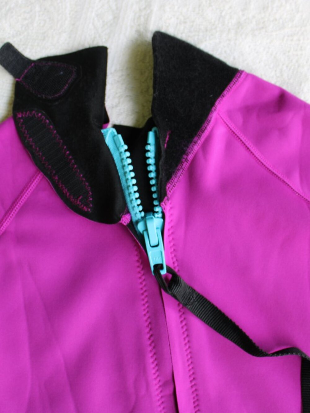 cynthia rowley victoria wetsuit ultaviolet pink neoprene scuba one pice wet suit - Picture 12 of 13